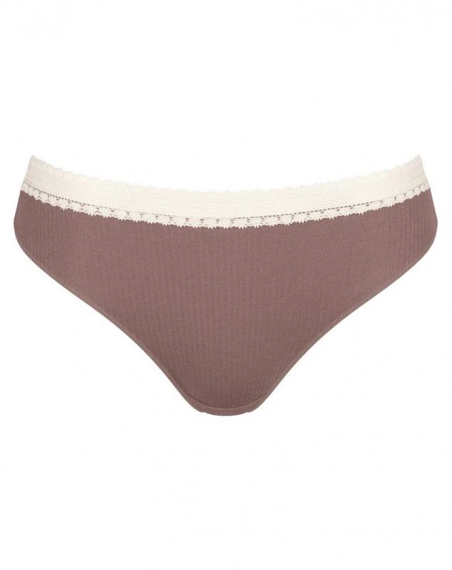 Slips Taï (Lot De 2) Coton Bio Sloggi GO Ribbed (Angora) 5 Slips Taï (Lot De 2) Coton Bio Sloggi GO Ribbed (Angora) – Image 5