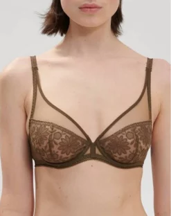 Simone Perele Soutien-gorge Armature Décolleté Plongeant Simone Pérèle Amazone (Vert Nomade)