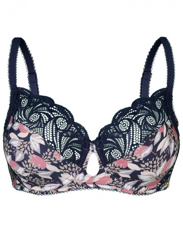 Soutien-gorge Armatures Classique Sans Complexe Ariane Fantaisy (Imprimé Bleu Marine) 2 Soutien-gorge Armatures Classique Sans Complexe Ariane Fantaisy (Imprimé Bleu Marine) – Image 2