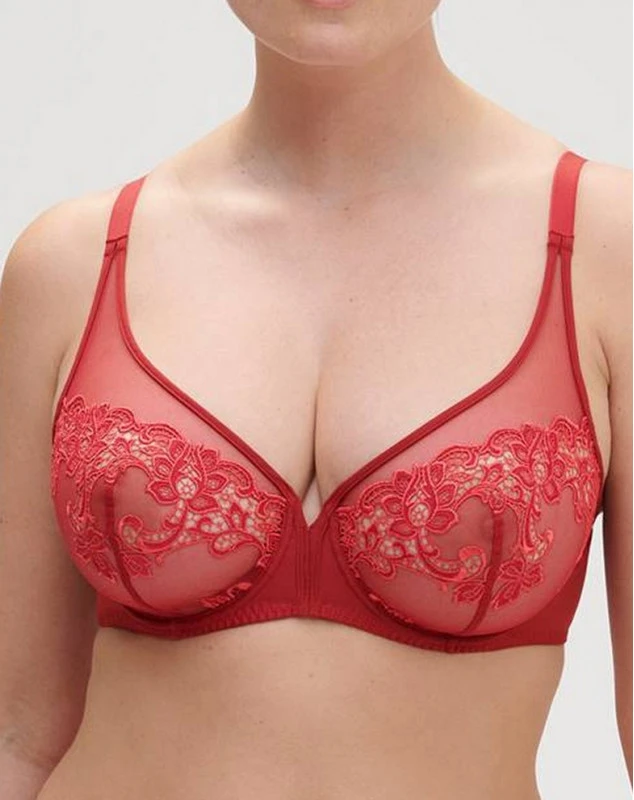 Simone Perele Soutien-gorge Armatures Décolleté Plongeant Simone Pérèle Saga (Lipstick) 1 Simone Perele Soutien-gorge Armatures Décolleté Plongeant Simone Pérèle Saga (Lipstick)