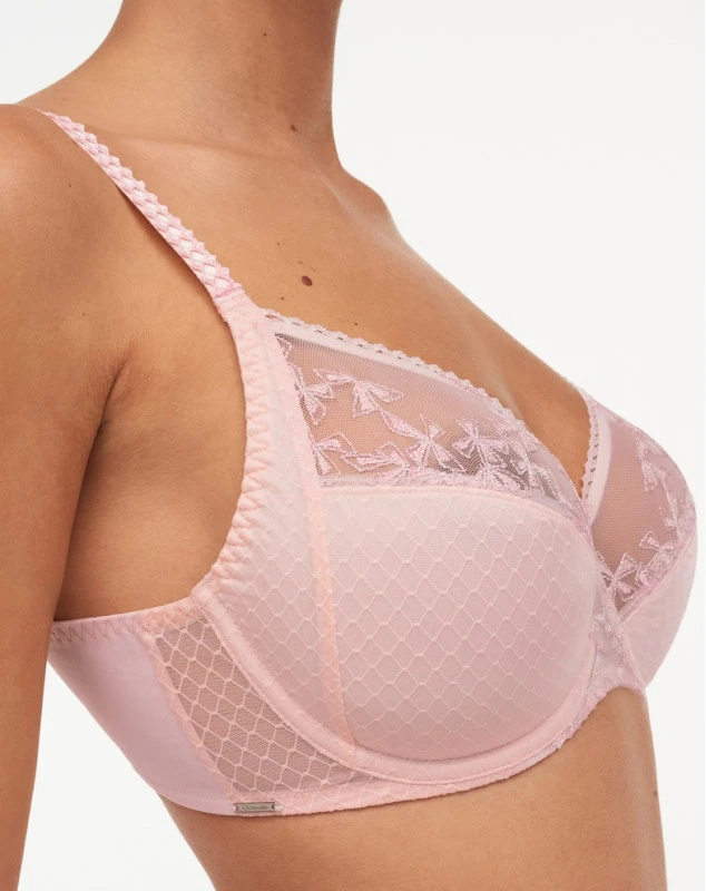 Soutien-gorge Armatures En 3 Parties Chantelle Instants (Rose Dragée Lurex) 2 Soutien-gorge Armatures En 3 Parties Chantelle Instants (Rose Dragée Lurex) – Image 2