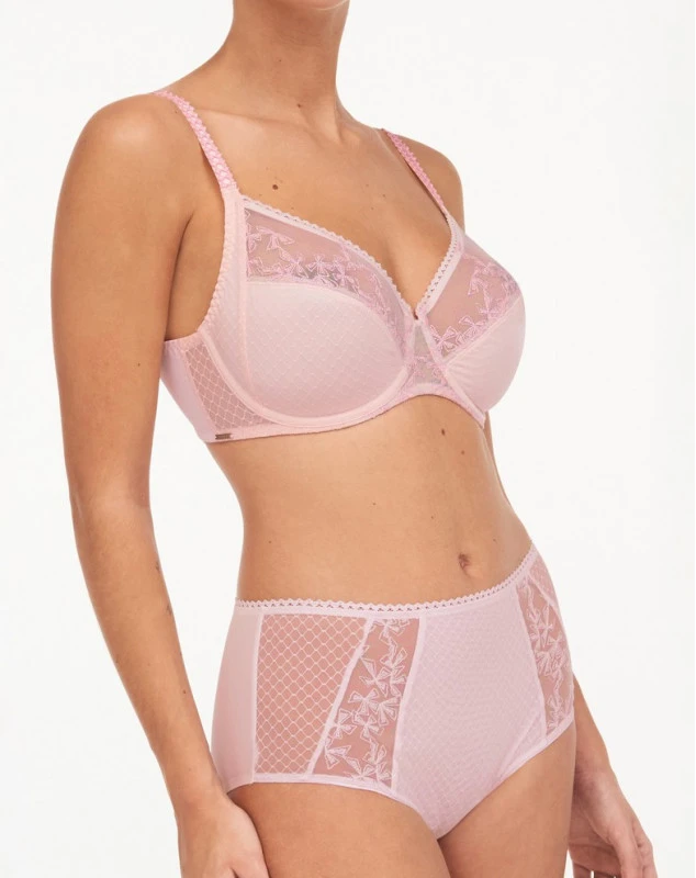 Soutien-gorge Armatures En 3 Parties Chantelle Instants (Rose Dragée Lurex) 4 Soutien-gorge Armatures En 3 Parties Chantelle Instants (Rose Dragée Lurex) – Image 4