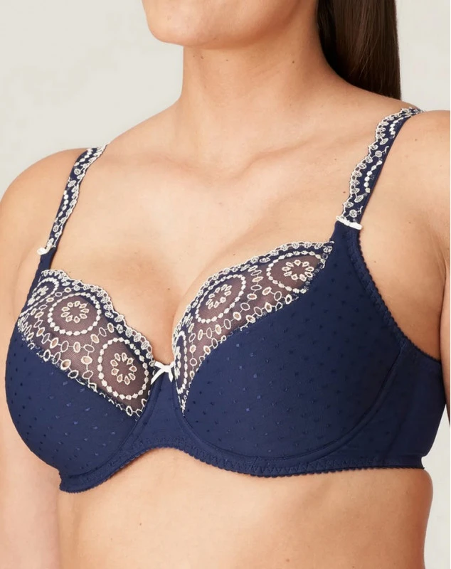 Soutien-gorge Balconnet Coupe Tulipe Prima Donna Osino (Bleu Saphire) 2 Soutien-gorge Balconnet Coupe Tulipe Prima Donna Osino (Bleu Saphire) – Image 2