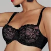 Soutien-gorge Balconnet Rosa Faia Antonia (Noir)