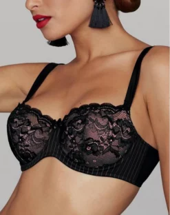 Soutien-gorge Balconnet Rosa Faia Antonia (Noir)