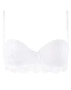 Soutien-gorge Bandeau à Bretelles Amovibles Lise Charmel Féérie Couture (Blanc) -Sous-vetement Soldes Boutique soutien gorge bandeau a bretelles amovibles lise charmel feerie couture blanc 5