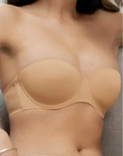Soutien-gorge Bandeau Bonnets Profonds Antigel New Apesanteur (Skin Rosé)