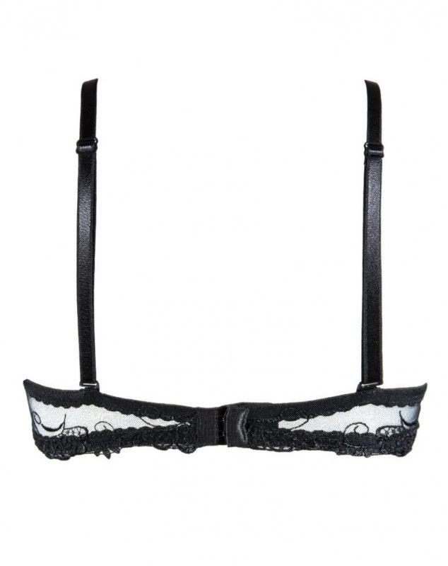 Soutien-gorge Bandeau Coque Lise Charmel Dressing Floral (Noir) 2 Soutien-gorge Bandeau Coque Lise Charmel Dressing Floral (Noir) – Image 2