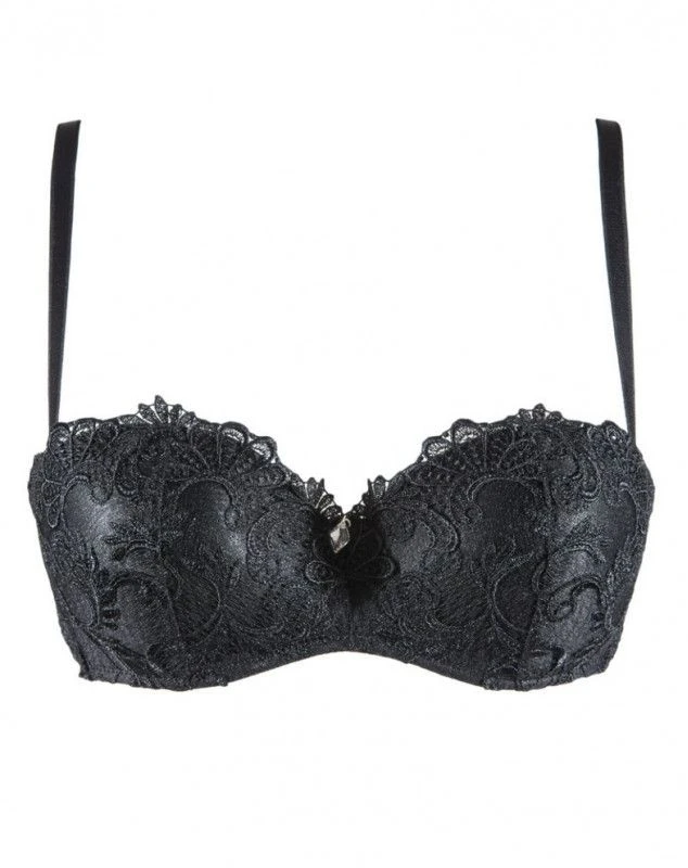 Soutien-gorge Bandeau Coque Lise Charmel Dressing Floral (Noir) 1 Soutien-gorge Bandeau Coque Lise Charmel Dressing Floral (Noir)