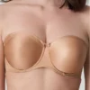 Soutien-gorge Bandeau Prima Donna Satin (Cognac)