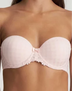 Soutien-gorge Bandeau Rembourré Marie Jo Avero (Pearly Pink) -Sous-vetement Soldes Boutique soutien gorge bandeau rembourre marie jo avero pearly pink 2