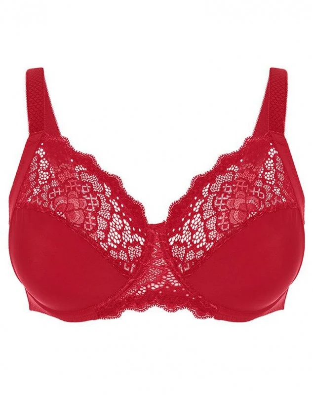 Simone Perele Soutien-gorge Bonnets Profonds Simone Pérèle Caresse (Rouge Tango) 3 Simone Perele Soutien-gorge Bonnets Profonds Simone Pérèle Caresse (Rouge Tango) – Image 3