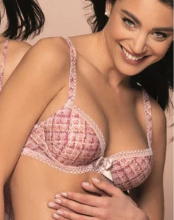 Soutien-gorge CoqueAntigel Un Amour De Tweed (Rose Amour)