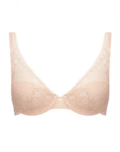 Soutien-gorge Coque Chantelle Day To Night (Beige Doré) -Sous-vetement Soldes Boutique soutien gorge coque chantelle day to night beige dore 2