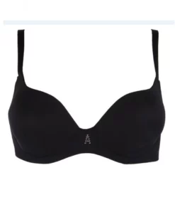 Soutien-gorge Coque Décolleté Plongeant Antigel Culte Beauté (Noir)