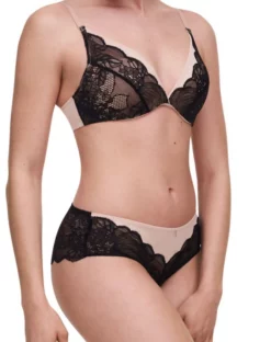 Soutien-gorge Coque Plongeant Chantelle Midnight Flowers (Noir) -Sous-vetement Soldes Boutique soutien gorge coque plongeant chantelle midnight flowers noir 2