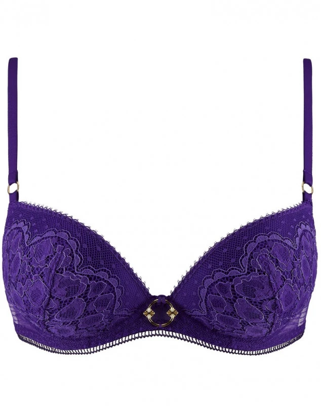 Soutien-gorge Coque Plunge Aubade Illusion Fauve (Ultraviolet) 2 Soutien-gorge Coque Plunge Aubade Illusion Fauve (Ultraviolet) – Image 2
