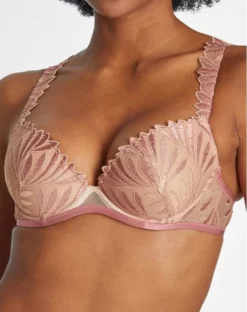 Soutien-gorge Coque Plunge Aubade Sensory Illusion (Silk Rose) -Sous-vetement Soldes Boutique soutien gorge coque plunge aubade sensory illusion silk rose 2