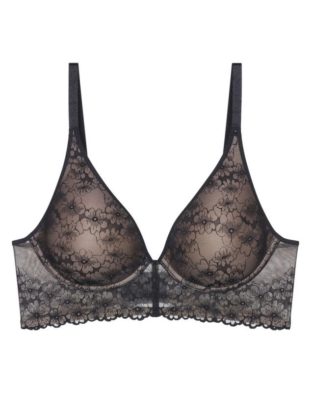 Soutien-gorge Coque Plunge Sans Armature Triumph Bright Spotlight (Noir) 5 Soutien-gorge Coque Plunge Sans Armature Triumph Bright Spotlight (Noir) – Image 5