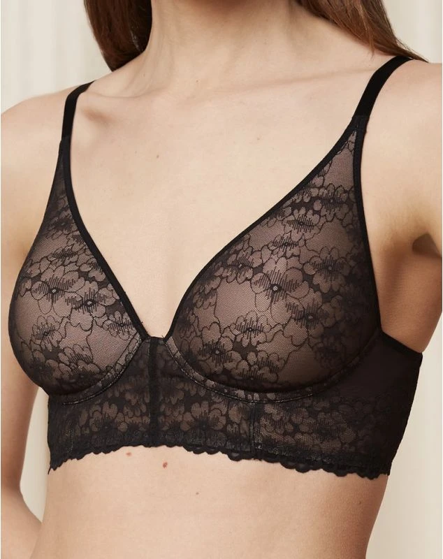 Soutien-gorge Coque Plunge Sans Armature Triumph Bright Spotlight (Noir) 1 Soutien-gorge Coque Plunge Sans Armature Triumph Bright Spotlight (Noir)