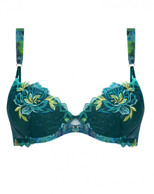 Soutien-gorge Coques Lise Charmel Grâce Aquatique (Floral Aqua) 2 Soutien-gorge Coques Lise Charmel Grâce Aquatique (Floral Aqua) – Image 2