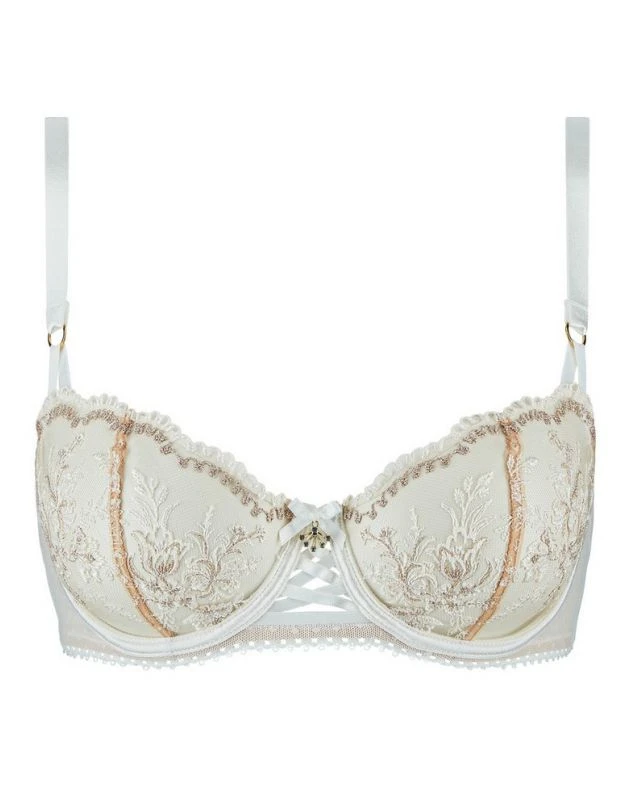Soutien-gorge Corbeille à Armatures Aubade Trésor Infini (White Wind) 2 Soutien-gorge Corbeille à Armatures Aubade Trésor Infini (White Wind) – Image 2