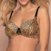 Soutien-gorge Corbeille Antigel Libre Panthère (Fauve Et Noir)
