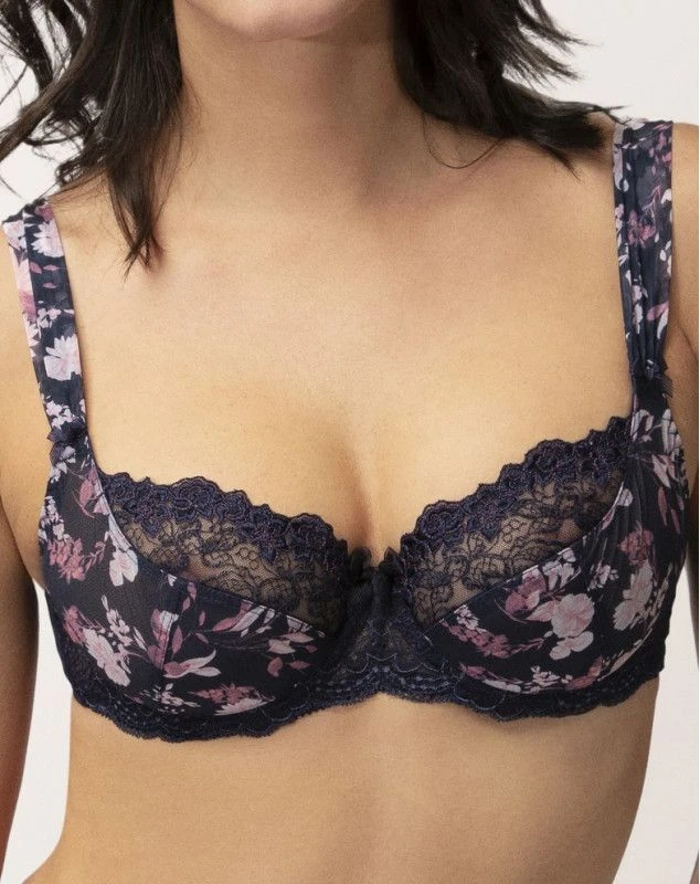 Soutien-gorge Corbeille Armatures Empreinte Eden (Indigo) 1 Soutien-gorge Corbeille Armatures Empreinte Eden (Indigo)