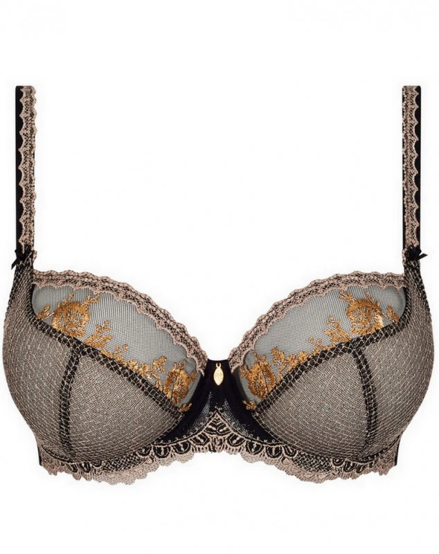 Soutien-gorge Corbeille Armatures Empreinte Ella (Noir) 2 Soutien-gorge Corbeille Armatures Empreinte Ella (Noir) – Image 2