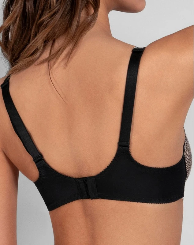 Soutien-gorge Corbeille Armatures Empreinte Ella (Noir) 3 Soutien-gorge Corbeille Armatures Empreinte Ella (Noir) – Image 3