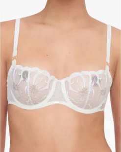 Soutien-gorge Corbeille Balconnet Chantelle Fleurs (Ivoire Doré)