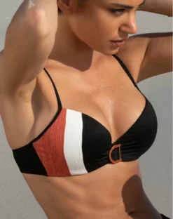 Soutien-gorge Corbeille Coque Triangle à Armatures Lise Charmel Chic Aquatique (Ginger Chic)