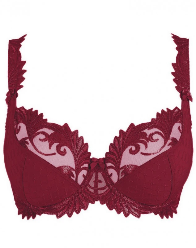 Soutien-gorge Corbeille En Maille Empreinte Thalia (Sangria) 2 Soutien-gorge Corbeille En Maille Empreinte Thalia (Sangria) – Image 2