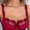 Soutien-gorge Corbeille En Maille Empreinte Thalia (Sangria)