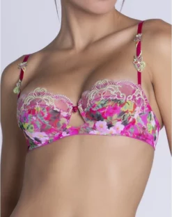Sous-vetement Soldes Boutique -Sous-vetement Soldes Boutique soutien gorge corbeille lise charmel envolee de fleurs envolee fuschia 1