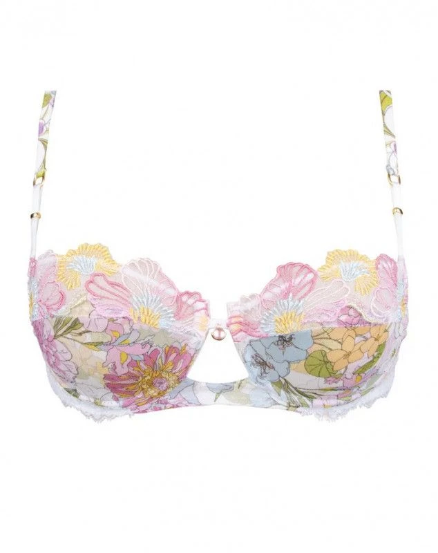 Soutien-gorge Corbeille Lise Charmel Féérie Florale (Pastel Floral) 2 Soutien-gorge Corbeille Lise Charmel Féérie Florale (Pastel Floral) – Image 2