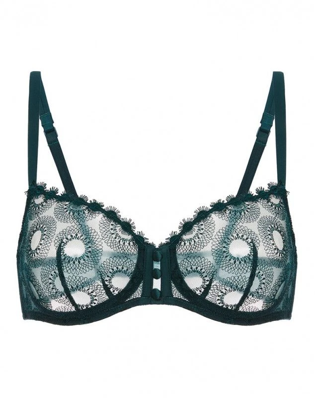 Simone Perele Soutien-gorge Corbeille Simone Pérèle Utopia (Vert Anglais) 3 Simone Perele Soutien-gorge Corbeille Simone Pérèle Utopia (Vert Anglais) – Image 3