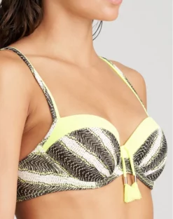 Soutien-gorge De Bain Balconnet Marie Jo Bain Murcia (Yellow Flash) -Sous-vetement Soldes Boutique soutien gorge de bain balconnet marie jo bain murcia yellow flash 2