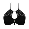 Soutien-gorge De Bain Bandeau Coque Antigel La Muse Dentelle (Noir)
