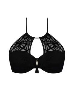 Soutien-gorge De Bain Bandeau Coque Antigel La Muse Dentelle (Noir)