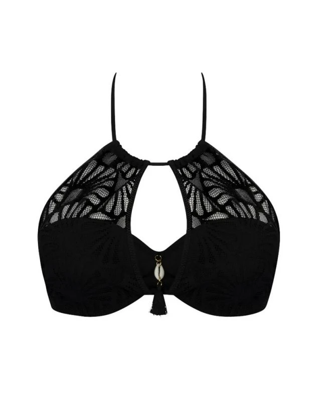 Soutien-gorge De Bain Bandeau Coque Antigel La Muse Dentelle (Noir) 1 Soutien-gorge De Bain Bandeau Coque Antigel La Muse Dentelle (Noir)