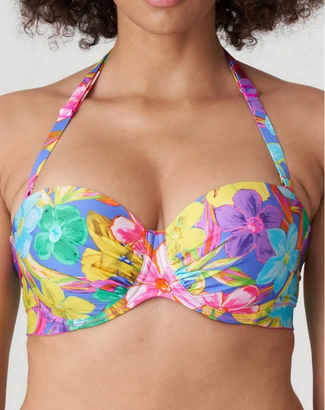 Soutien-gorge De Bain Coque Bandeau Prima Donna Swim Sazan (Blue Bloom) 2 Soutien-gorge De Bain Coque Bandeau Prima Donna Swim Sazan (Blue Bloom) – Image 2