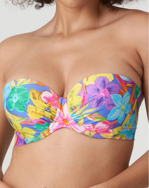 Soutien-gorge De Bain Coque Bandeau Prima Donna Swim Sazan (Blue Bloom) 3 Soutien-gorge De Bain Coque Bandeau Prima Donna Swim Sazan (Blue Bloom) – Image 3