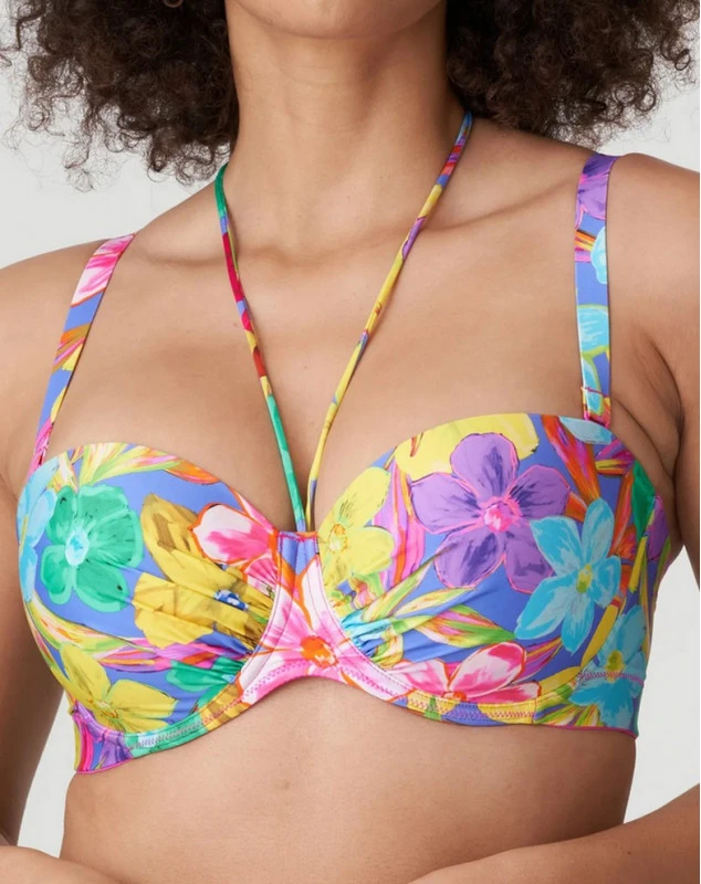 Soutien-gorge De Bain Coque Bandeau Prima Donna Swim Sazan (Blue Bloom) 1 Soutien-gorge De Bain Coque Bandeau Prima Donna Swim Sazan (Blue Bloom)
