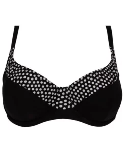 Soutien-gorge De Bain Corbeille Bonnet Profond Antigel La Muse Dolce Vita (Pois Noir)