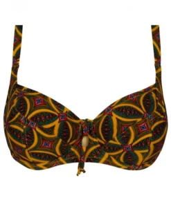 Soutien-gorge De Bain Corbeille Bonnets Profonds Antigel La Muse Africa (Jaune Africa)
