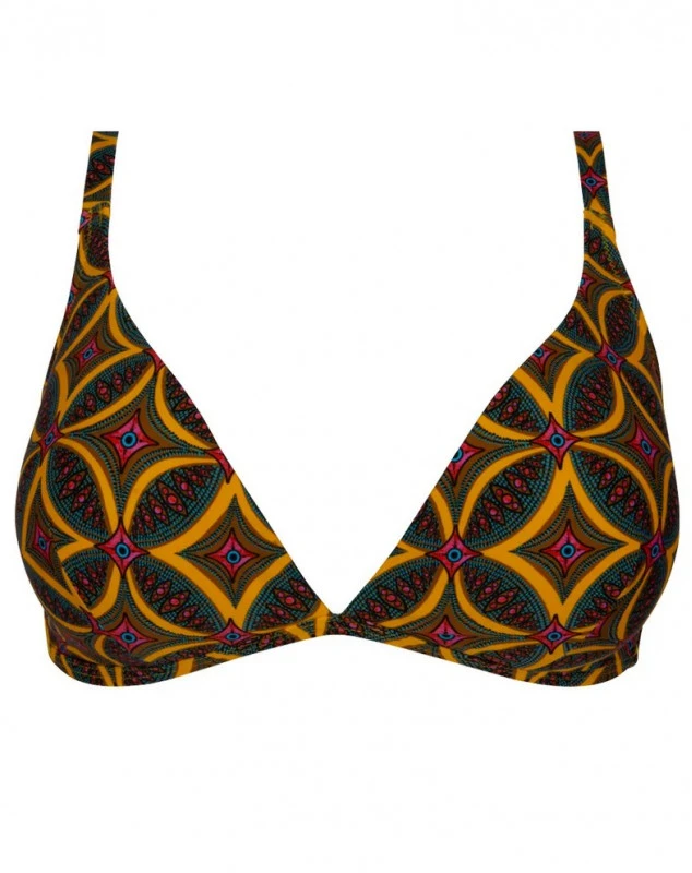 Soutien-gorge De Bain Triangle à Coque Antigel La Muse Africa (Jaune Africa) 2 Soutien-gorge De Bain Triangle à Coque Antigel La Muse Africa (Jaune Africa) – Image 2
