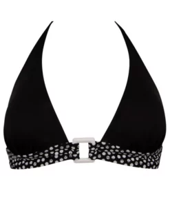 Soutien-gorge De Bain Triangle Antigel La Muse Dolce Vita (Pois Noir) -Sous-vetement Soldes Boutique soutien gorge de bain triangle antigel la muse dolce vita pois noir 2