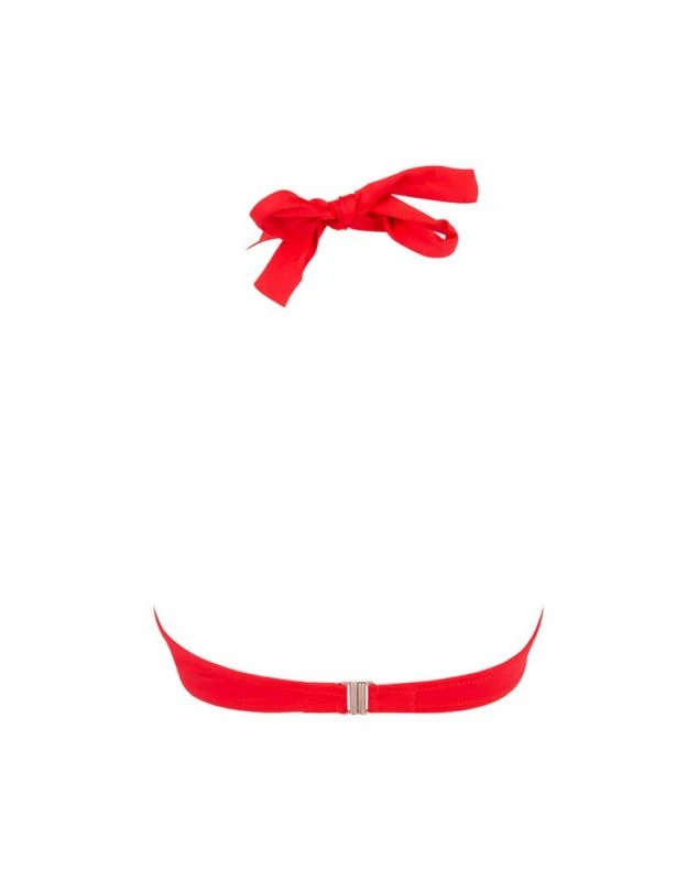 Soutien-gorge De Bain Triangle Armatures Antigel La Muse Dentelle (Corail Fluo) 2 Soutien-gorge De Bain Triangle Armatures Antigel La Muse Dentelle (Corail Fluo) – Image 2