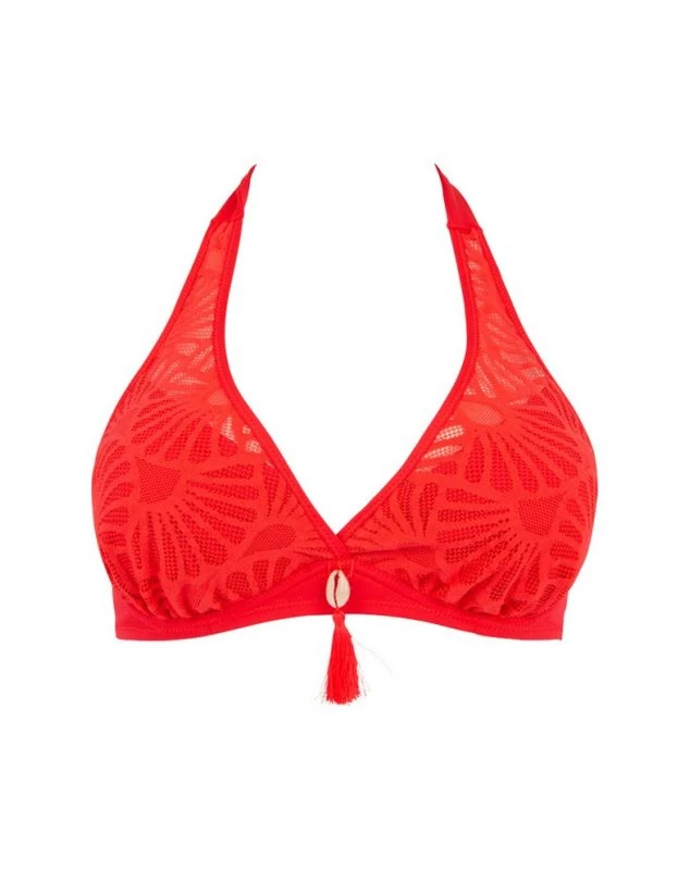 Soutien-gorge De Bain Triangle Armatures Antigel La Muse Dentelle (Corail Fluo) 1 Soutien-gorge De Bain Triangle Armatures Antigel La Muse Dentelle (Corail Fluo)